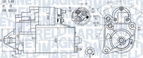 Starter Magneti Marelli 063720784010