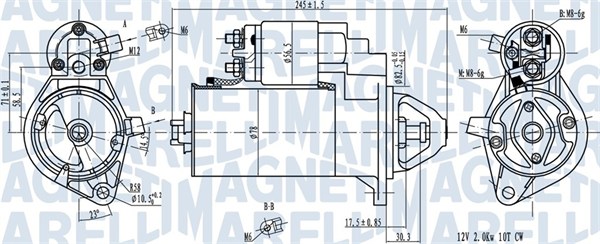 Starter Magneti Marelli 063720976010