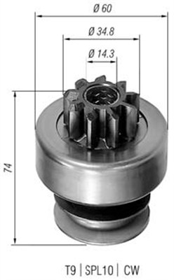 Starter Magneti Marelli 940113020101