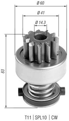 Starter Magneti Marelli 940113020404