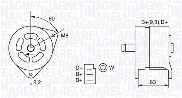 Alternator/Dynamo Magneti Marelli 063324264010