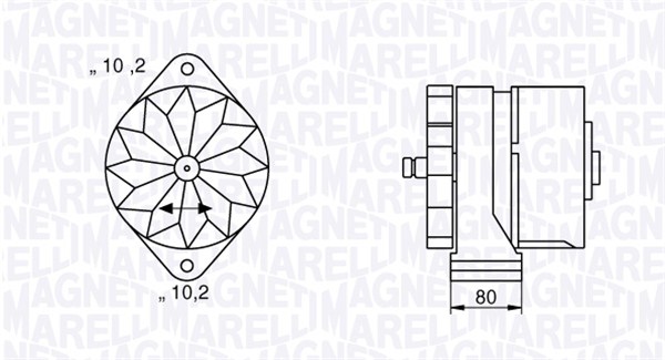 Alternator/Dynamo Magneti Marelli 063534696430