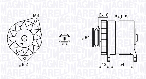 Alternator/Dynamo Magneti Marelli 063532625010