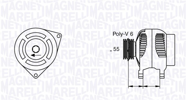 Alternator/Dynamo Magneti Marelli 063377429010