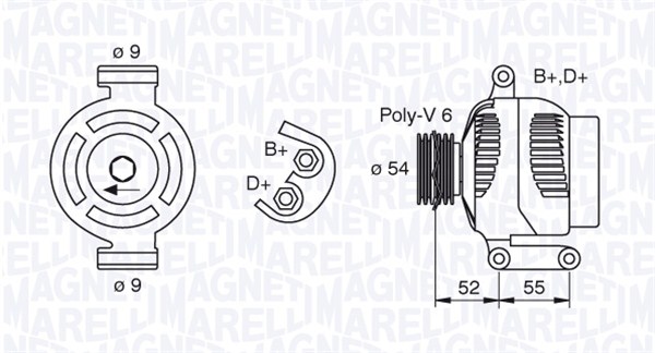 Alternator/Dynamo Magneti Marelli 063377493010