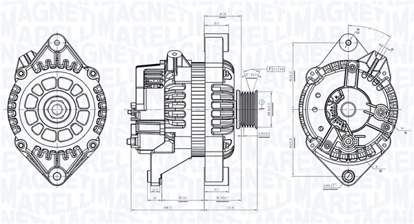 Alternator/Dynamo Magneti Marelli 063731053010