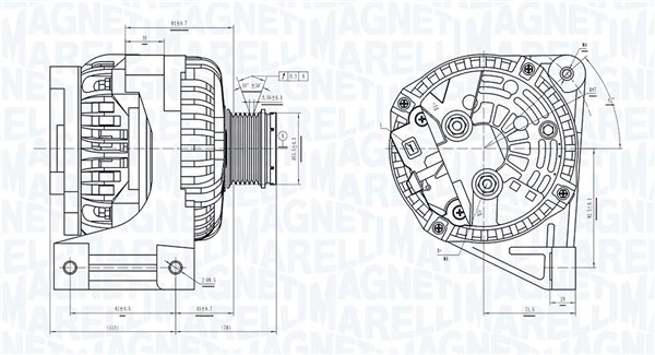 Alternator/Dynamo Magneti Marelli 063731439010