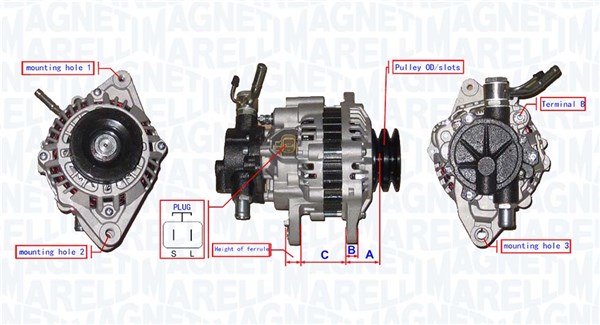 Magneti Marelli Alternator/Dynamo 063731711010