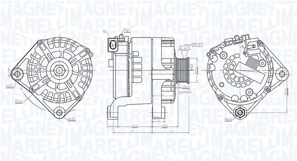 Alternator/Dynamo Magneti Marelli 063732041010