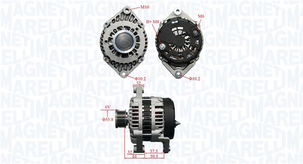 Alternator/Dynamo Magneti Marelli 063735380010