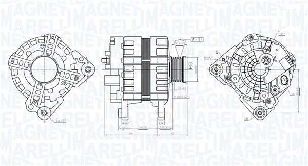 Alternator/Dynamo Magneti Marelli 063736232010