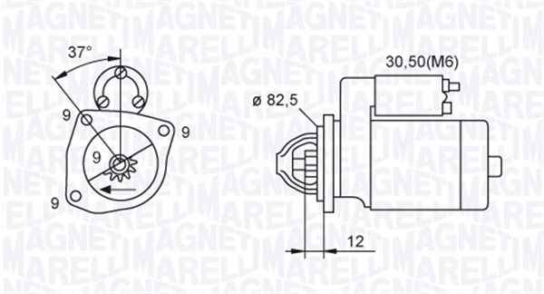 Starter Magneti Marelli 063721264010