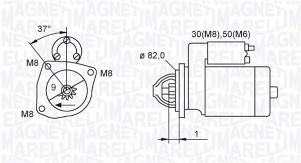 Magneti Marelli Starter 063721389010