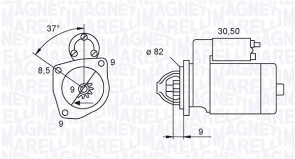 Magneti Marelli Starter 063721045010