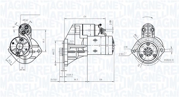 Starter Magneti Marelli 063721159010