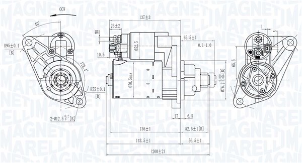 Starter Magneti Marelli 063721282010