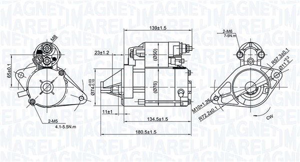 Magneti Marelli Startmotor / Starter 063721299010