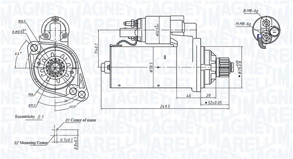 Magneti Marelli Starter 063721505010