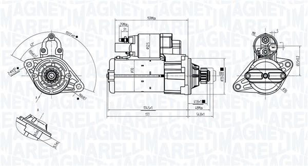 Magneti Marelli Starter 063725561010