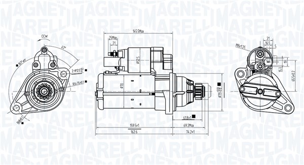 Magneti Marelli Starter 063725944010