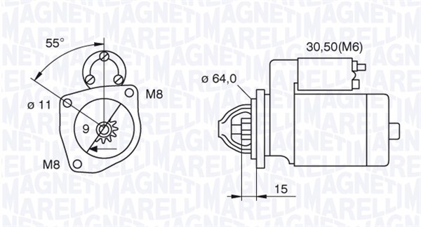 Starter Magneti Marelli 063521070910