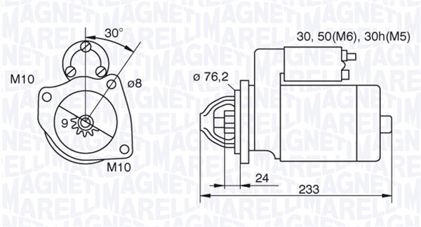 Starter Magneti Marelli 063521074420