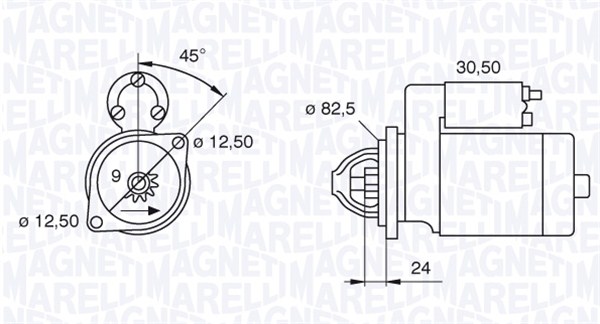 Starter Magneti Marelli 063521090120