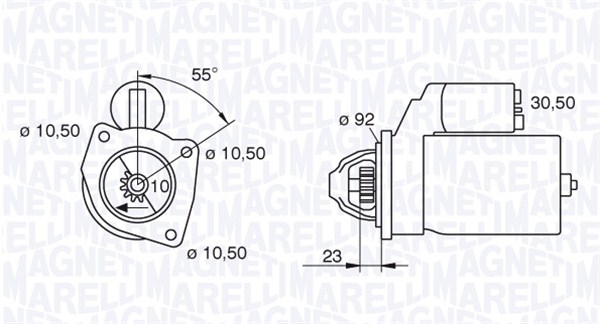 Starter Magneti Marelli 063227569010