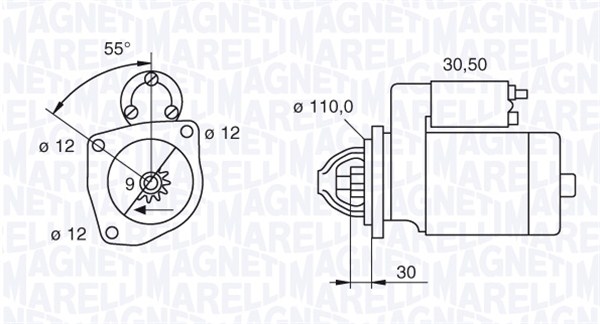 Starter Magneti Marelli 063522235040