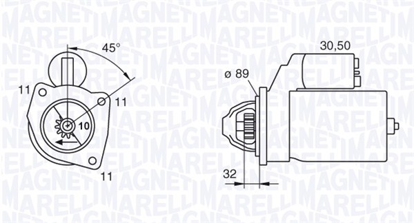 Starter Magneti Marelli 063227592010
