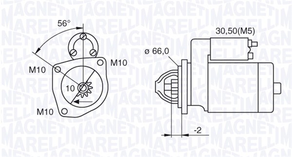 Starter Magneti Marelli 063521084000