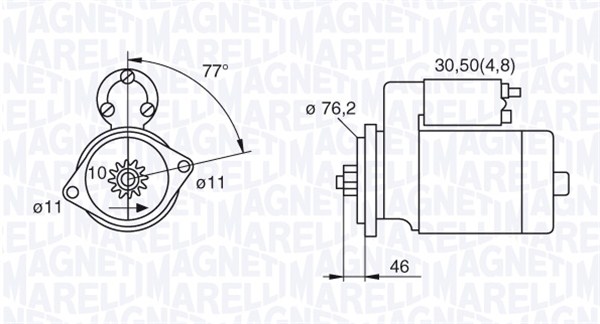 Starter Magneti Marelli 063521230160