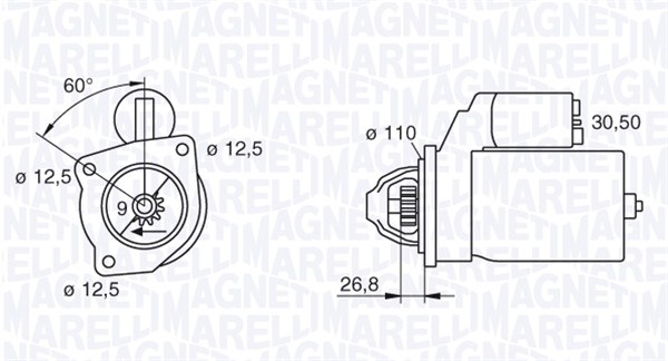 Starter Magneti Marelli 063216731010