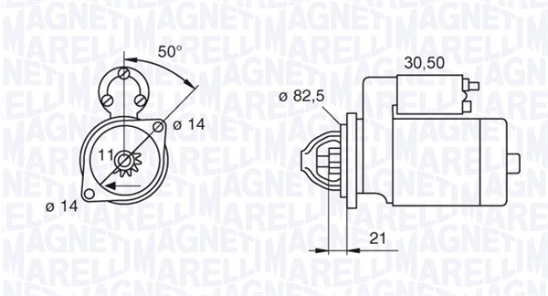 Starter Magneti Marelli 063207138010