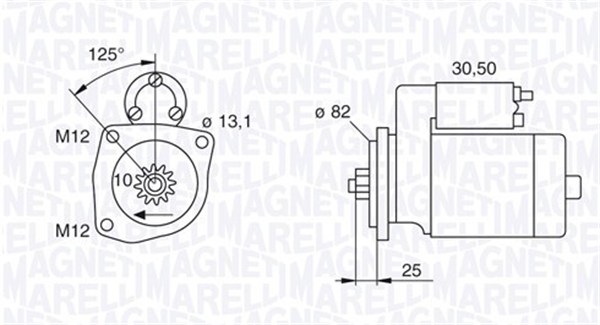 Starter Magneti Marelli 063522609010