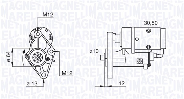 Starter Magneti Marelli 063522616010