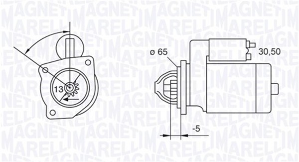 Starter Magneti Marelli 063523623010