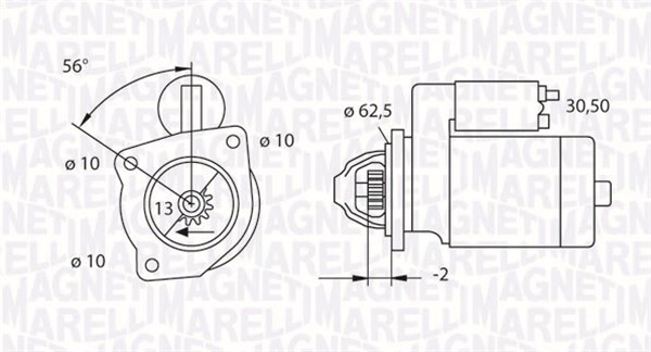 Starter Magneti Marelli 063523624010