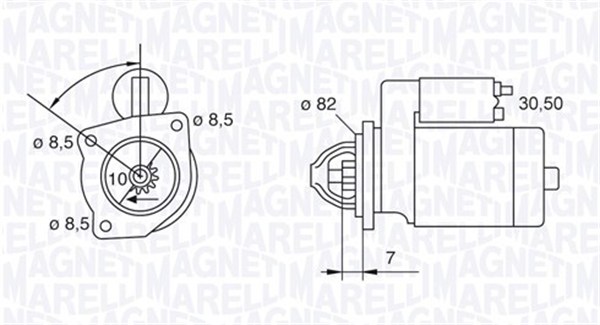 Starter Magneti Marelli 063523626010