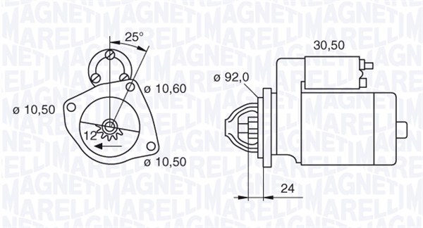 Starter Magneti Marelli 063280020010