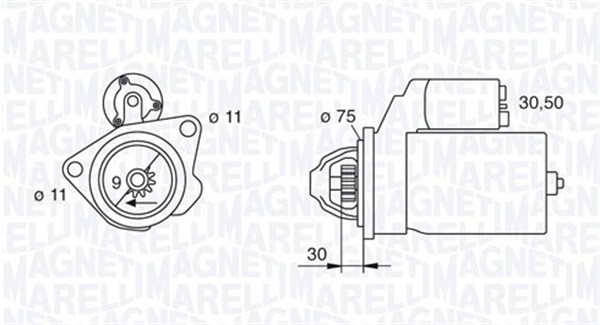 Starter Magneti Marelli 063280034010