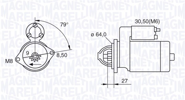 Starter Magneti Marelli 063280045010