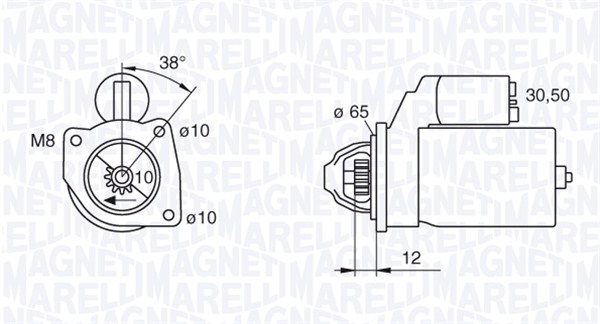 Starter Magneti Marelli 063280060010