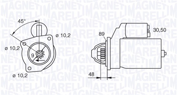 Starter Magneti Marelli 063206834010