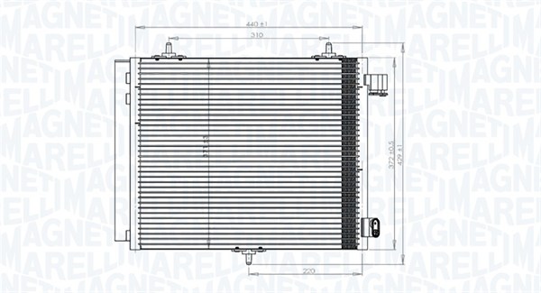 Magneti Marelli Airco condensor 350203818000