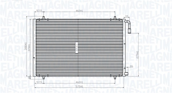 Magneti Marelli Airco condensor 350203825000