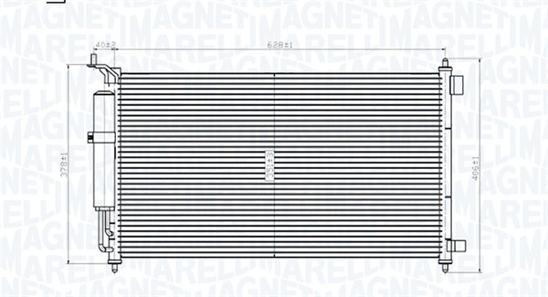 Magneti Marelli Airco condensor 350203829000