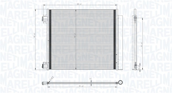 Magneti Marelli Airco condensor 350203832000