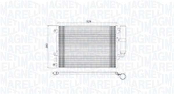 Magneti Marelli Airco condensor 350203893000