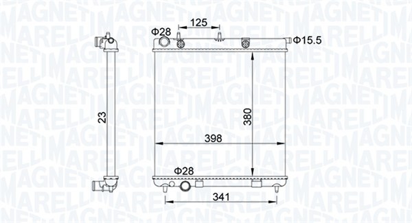 Radiateur Magneti Marelli 350213153700